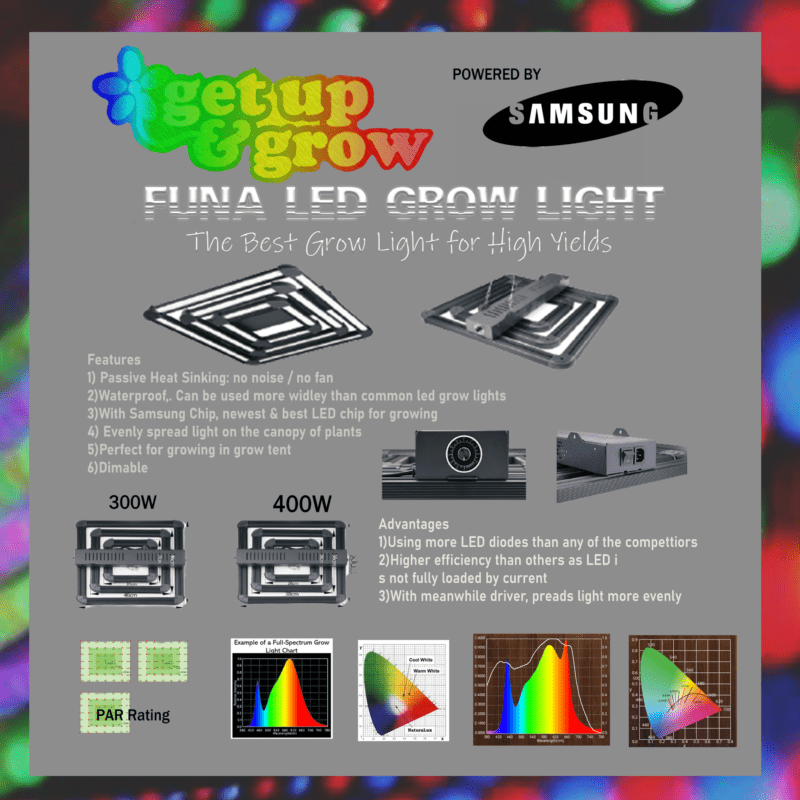 FUNA LED GROW BLOOM LIGHT Get Up and Grow